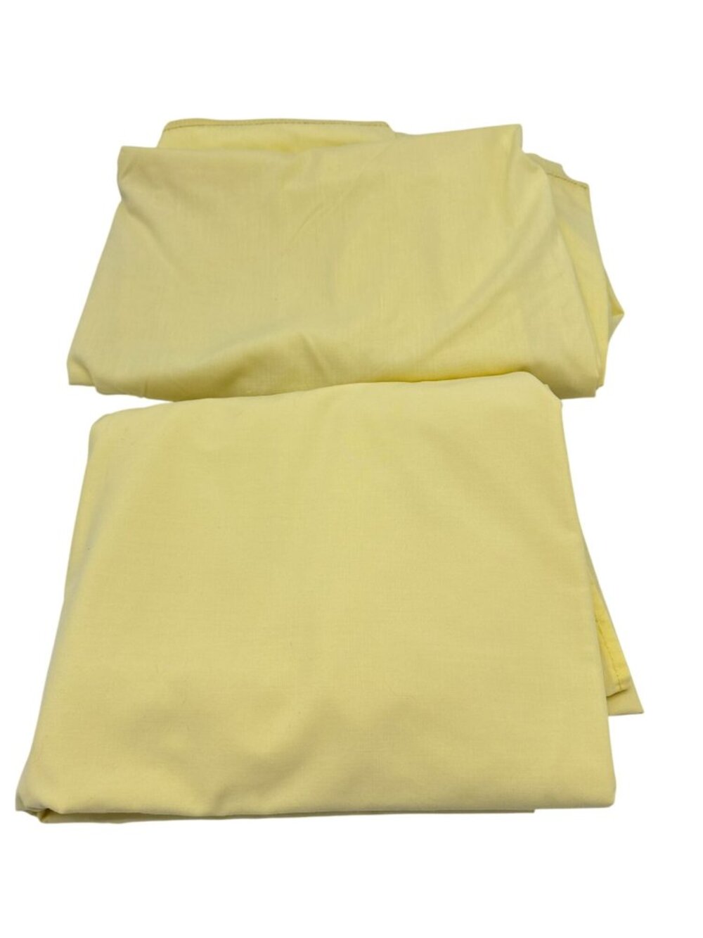 Radiance Double Bed Yellow No Iron Percale Sheet Flat & Fitted Set Bedding